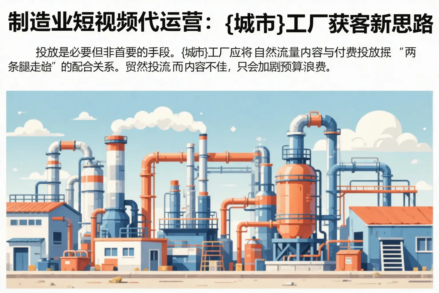 制造业短视频代运营：来安工厂获客新思路